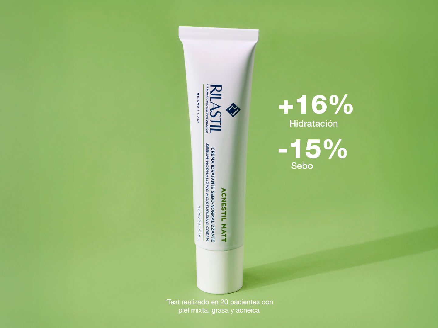 Rilastil Acnestil Matt Attiva Sebum-Normalizing Moisturizing Cream