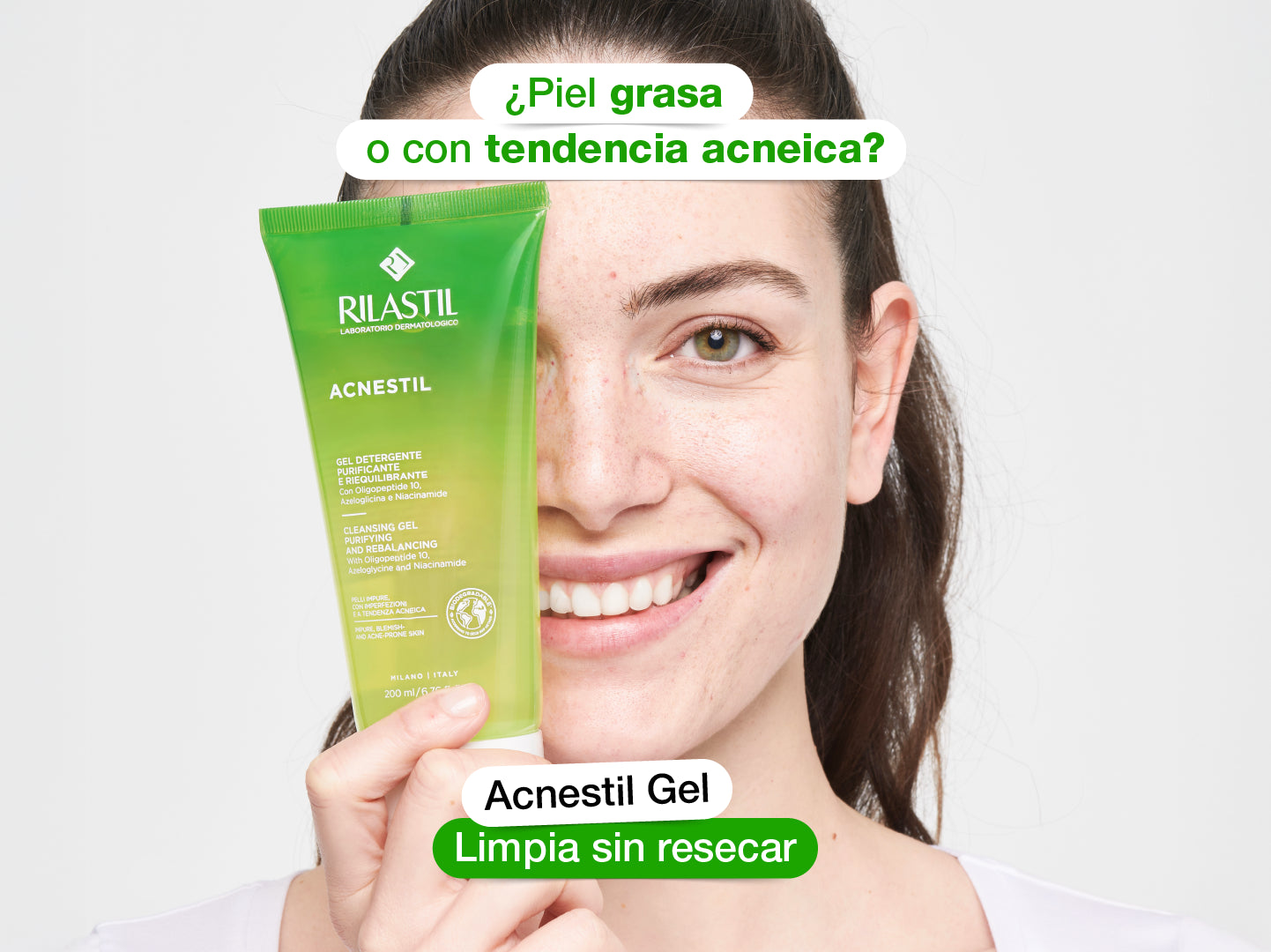 Gel Limpiador Rilastil Acnestil 200 ml